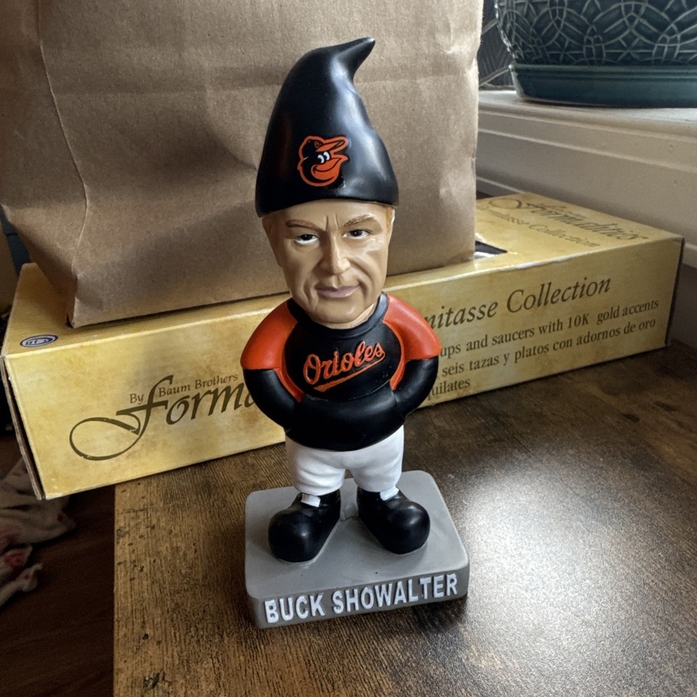 Baltimore Orioles MLB Buck Showalter 2014 Manager of the Year Garden Gnome NIB